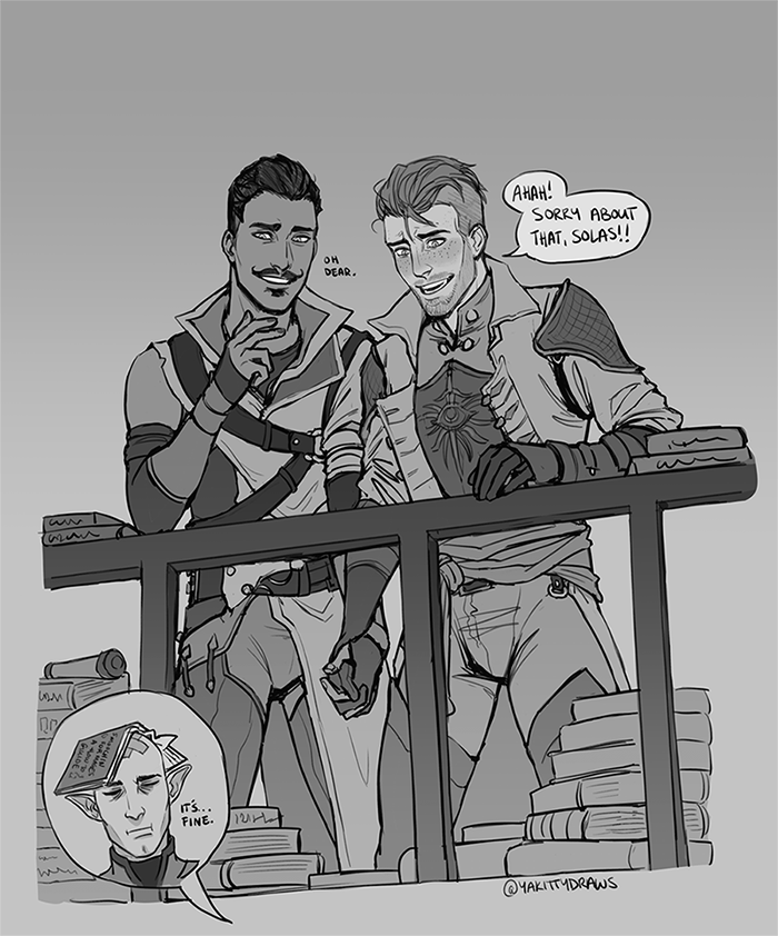 Dorian x Isaiah - by yakittydraws