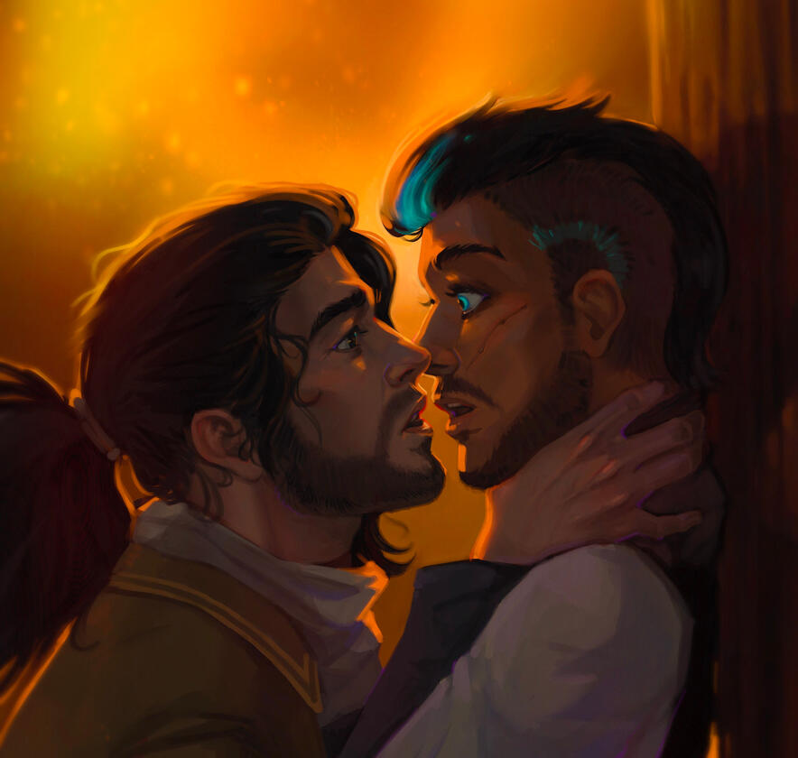 Sparring, with results - by riolint_art