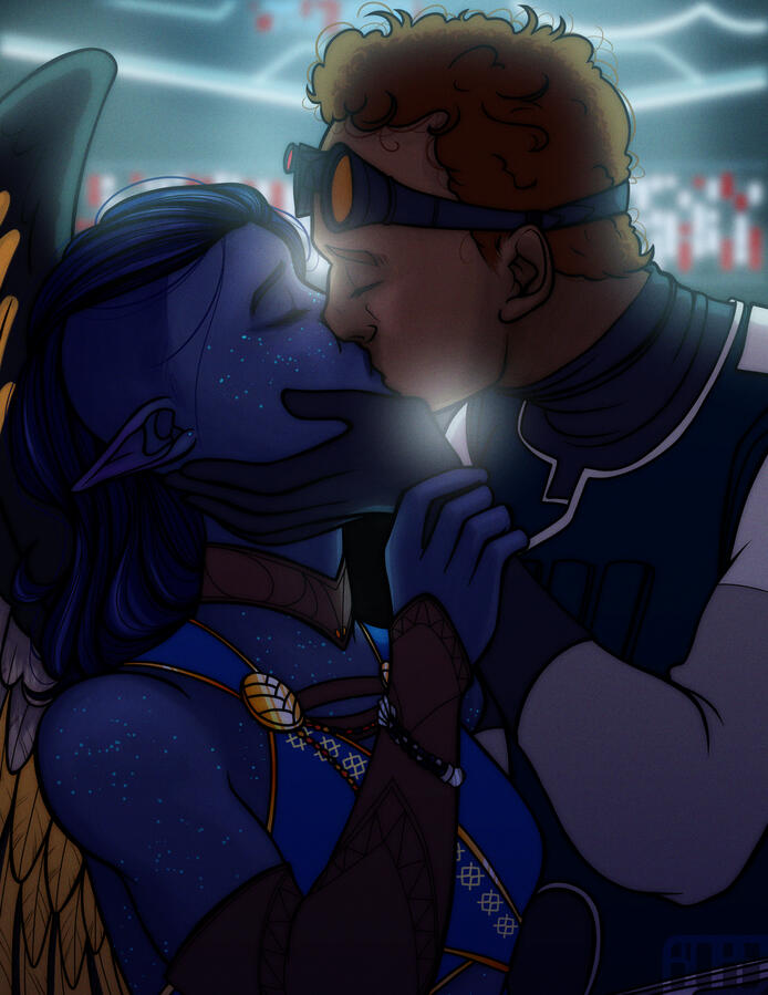 First kiss - by sunshinemage