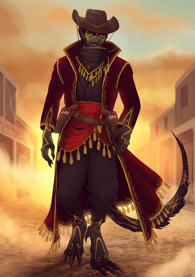 Western AU - by caffeinatedrogue