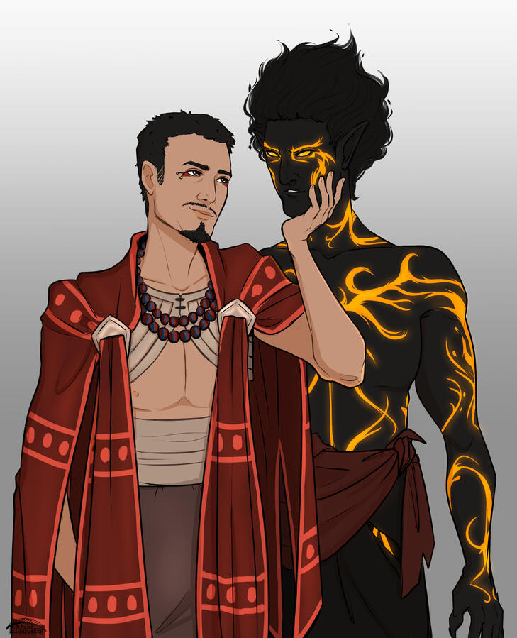 Avad x Kherus - by luinquesse